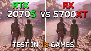 RX 5700 XT vs RTX 2070 SUPER  Test In 18 Games at 1080p  2023 [upl. by Hera]