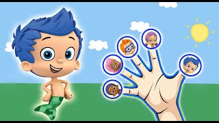 Bubble Guppies Finger Family Nursery Rhymes for Children Disney Finger [upl. by Robbie671]