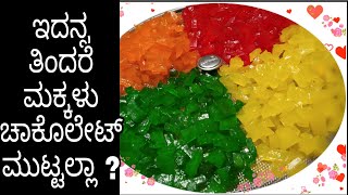 Tutti frutti recipeeasy homemade tutti frutti in kannadahow to make tutti frutti [upl. by Anerev]