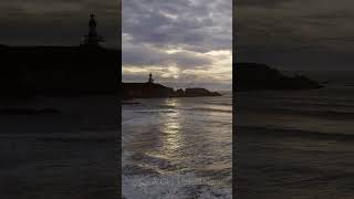 Aerial Drone Video of Yaquina Head Lighthouse Newport Oregon  Oregon Coast Drone Photography [upl. by Endor]