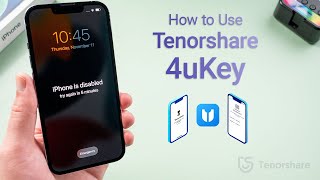 How to Unlock iPhone without Passcode using Tenorshare 4uKey If Forgot [upl. by Nissie]