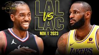 Los Angeles Lakers vs Los Angeles Clippers Full Game Highlights  Nov 1 2023  FreeDawkins [upl. by Yssor185]