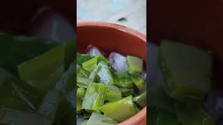 ASMR cooking Nopales  Cactus Leaf asmr asmrcooking [upl. by Ynnos846]