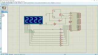 Seven Segment Display Design With Microcontroller With Proteus and Keli  AT89C51 [upl. by Siseneg62]