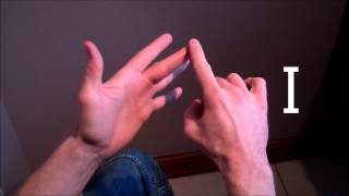 How to sign the alphabet in British Sign Language BSL  Right handed  Signer point of view [upl. by Helmer870]