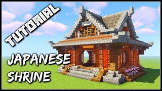 How To Build A Japanese Shrine  Minecraft Tutorial [upl. by Chung340]