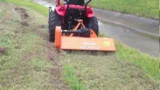 TYM T273 tractor with flail mower [upl. by Rebane]