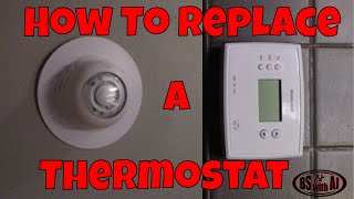 How To Replace Your old thermostat [upl. by Goss997]