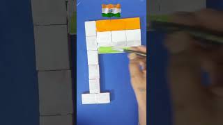 India flag on machic box  independence day craft ideas  youtubeshorts shorts viral [upl. by Menis]