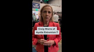 Joyce Craig Warns of Ayottes Extremism ‼️🚨 [upl. by Anirrehs]