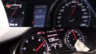 Audi RS6 C6 vs Audi RS6 C7 acceleration [upl. by Cedric325]