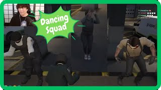 The Dancing Squad of Gruppe 6  GTA RP [upl. by Lesko579]