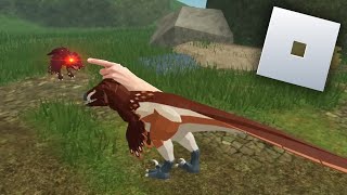 GAMEPLAY DE UTAHRAPTOR  Prehistoric  Dinosaur Survival ROBLOX [upl. by Arimlede]