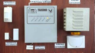 Alarmas TAUSEND CR500 Borrar yo Enseñar Controles Remotos [upl. by Hinson]