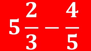 How to subtract fraction from mixed fraction  How to subtract fractions from mixed numbers [upl. by Nibur767]