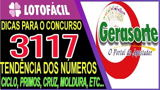 Dicas para Lotofacil 3117 Analise Tendências e Estudos com Ferramentas Avançadas [upl. by Nohpets]