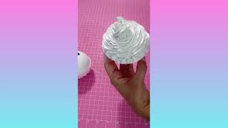 Porta Lápis de Cupcake com Chantilly Fake🥰 [upl. by Neffirg]