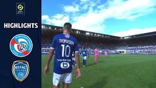 RC STRASBOURG ALSACE  ESTAC TROYES 1  1  Highlights  RCSA  ESTAC  20212022 [upl. by Latyrc]