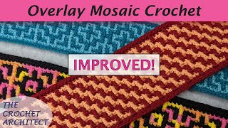 21  Overlay Mosaic Crochet Tutorial amp Free Chart [upl. by Vanhomrigh314]