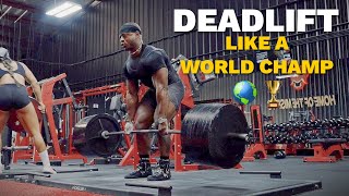 How to deadlift like a world champion powerlifter [upl. by Dlaner]