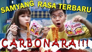 MUKBANG SAMYANG RASA TERBARU CARBONARA Kepedesan [upl. by Arnon351]