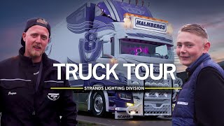 MALMBERGS ÅKERI  TRUCK TOUR  STRANDS LIGHTING DIVISION [upl. by Aynor]