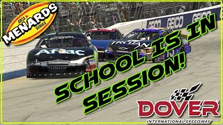 Arca Menards Series  Dover international Raceway  iRacing Oval School in Session [upl. by Ecaroh]