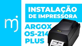 INSTALACAO IMPRESSORA ARGOX OS 214 PLUS WINDOWS 11 [upl. by Elberfeld]