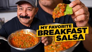 My Favorite BREAKFAST SALSA Recipe Mexican Salsa Ranchera for Tacos Huevos Rancheros amp More [upl. by Tory]