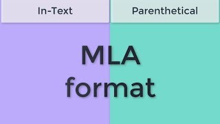 MLA Style Intext amp Parenthetical Citations [upl. by Sarson786]