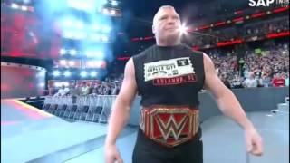 Brock Lesnar entrance as universal champion [upl. by Timothea]