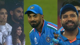 Rohit Ritika Athiya reaction on KL Rahul Mysterious look After Successful DRS like Dhoni [upl. by Krauss]