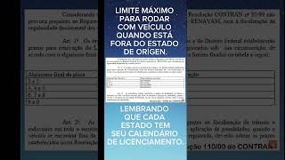 CALENDÁRIO NACIONAL LICENCIAMENTO resolução11000 CONTRAN licenciamentodigital [upl. by Mae]