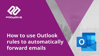 How to Create a Rule in Outlook to Forward Emails to a Folder [upl. by Yelrah948]