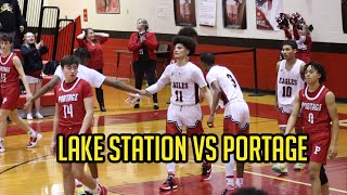 Lake Station vs Portage  can the Eagles compete with a Duneland team [upl. by Marian]