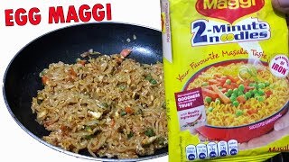 Egg Maggi Noodles  Maggi Egg Noodles Recipe  Bachelors recipe [upl. by Aniham]