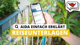 Reiseunterlagen AIDA Ticket  AIDA einfach erklärt 💡 [upl. by Seaden]