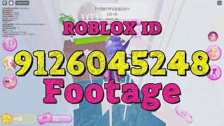 FOOTAGE Roblox Song Codes [upl. by Eillehs]