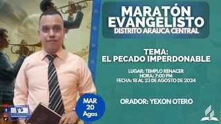 EL PECADO IMPERDONABLE  MARATÓN EVANGELISTICO  YEXON OTERO 20082024 [upl. by Dirgis]