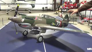 FMS P40B Warhawk Flying Tiger 1400mm PNP review [upl. by Fleta870]