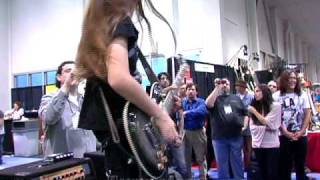 Jack Ripper at NAMM 2009 for Washburn Guitars [upl. by Diet721]