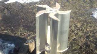 wind turbine vertical axis rotor [upl. by Allemrac]