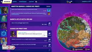 SACCHEGGIA LINGOTTI D ORO FORTNITE PIRATI CARAIBI JACK SPARROW OTTIENI GRATIS DELTAPLANO GLIDER NAVE [upl. by Ruenhcs1]