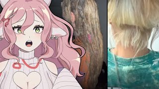 Reacting to Tiktok Hair Fails [upl. by Bartholomew]