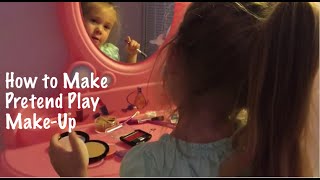 How to Make Pretend Play Makeup for your Toddler [upl. by Annaihs701]