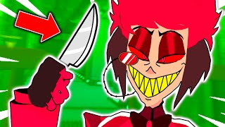 ALASTOR IS THE IMPOSTER  Hazbin Hotel in Among Us VR [upl. by Esined]