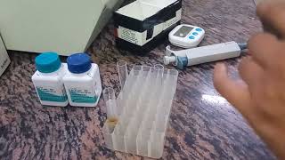 BILIRUBIN TEST PROCEDURE OF TOTAL AND DIRECT BILIRUBIN TEST DIAZO METHOD END POINT [upl. by Jonati803]