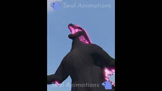 Evolved Godzilla vs Zilla Jr  Animation shorts [upl. by Eibor134]