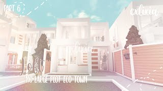 ROBLOX  Bloxburg NoLarge Plot Eco Town Part 6  Blush Modern Loft  Speedbuild amp Tour  cxlixia [upl. by Onitselec]