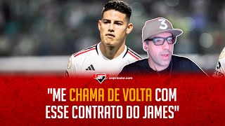 quotSe é PRA TER CONTRATO e CURTIR PRAIA me CHAMA DE VOLTAquot Ilsinho É SINCERO sobre James Rodríguez [upl. by Newra412]